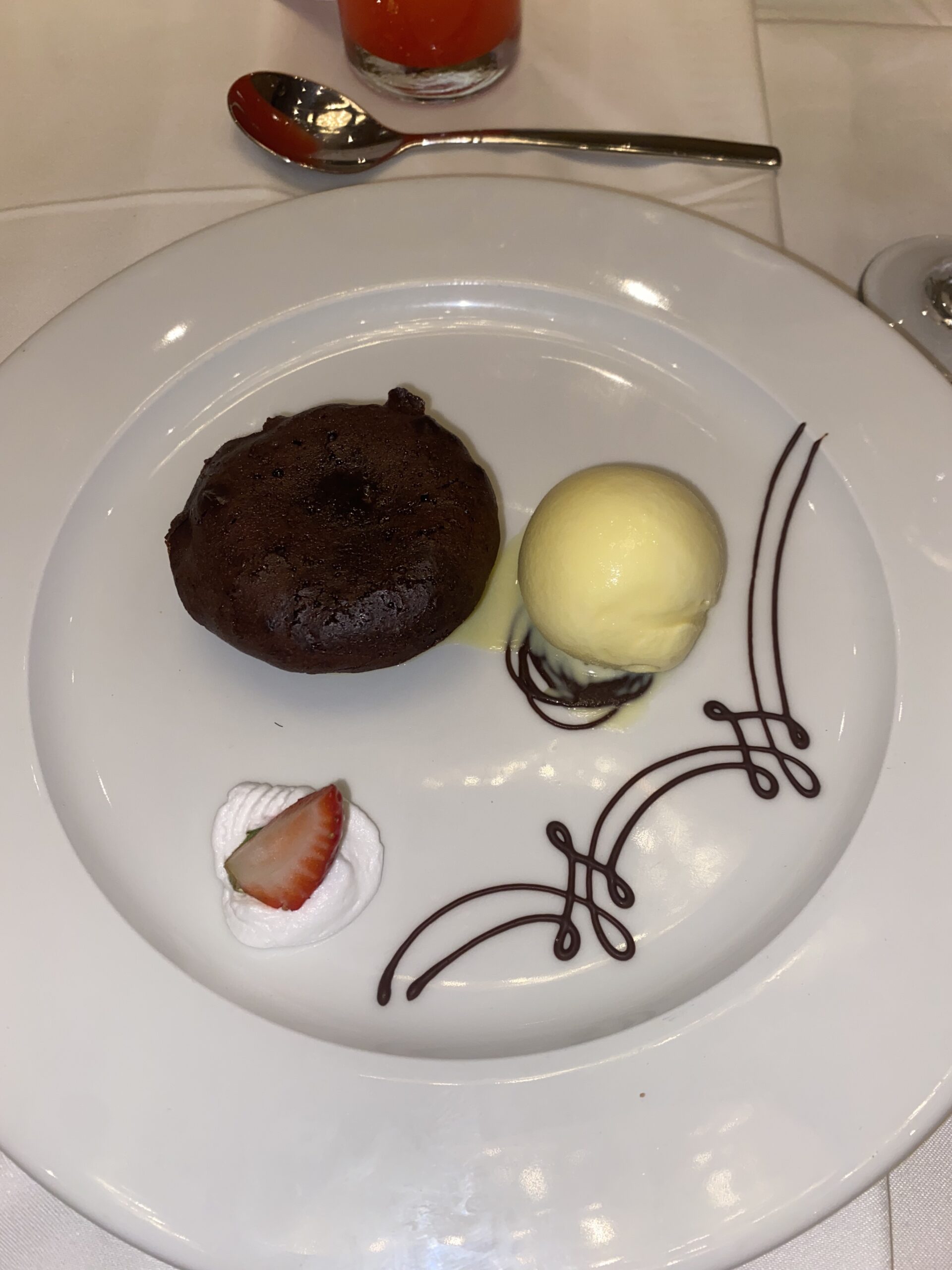 Ice cream chocolate brownie Deep fried ice cream