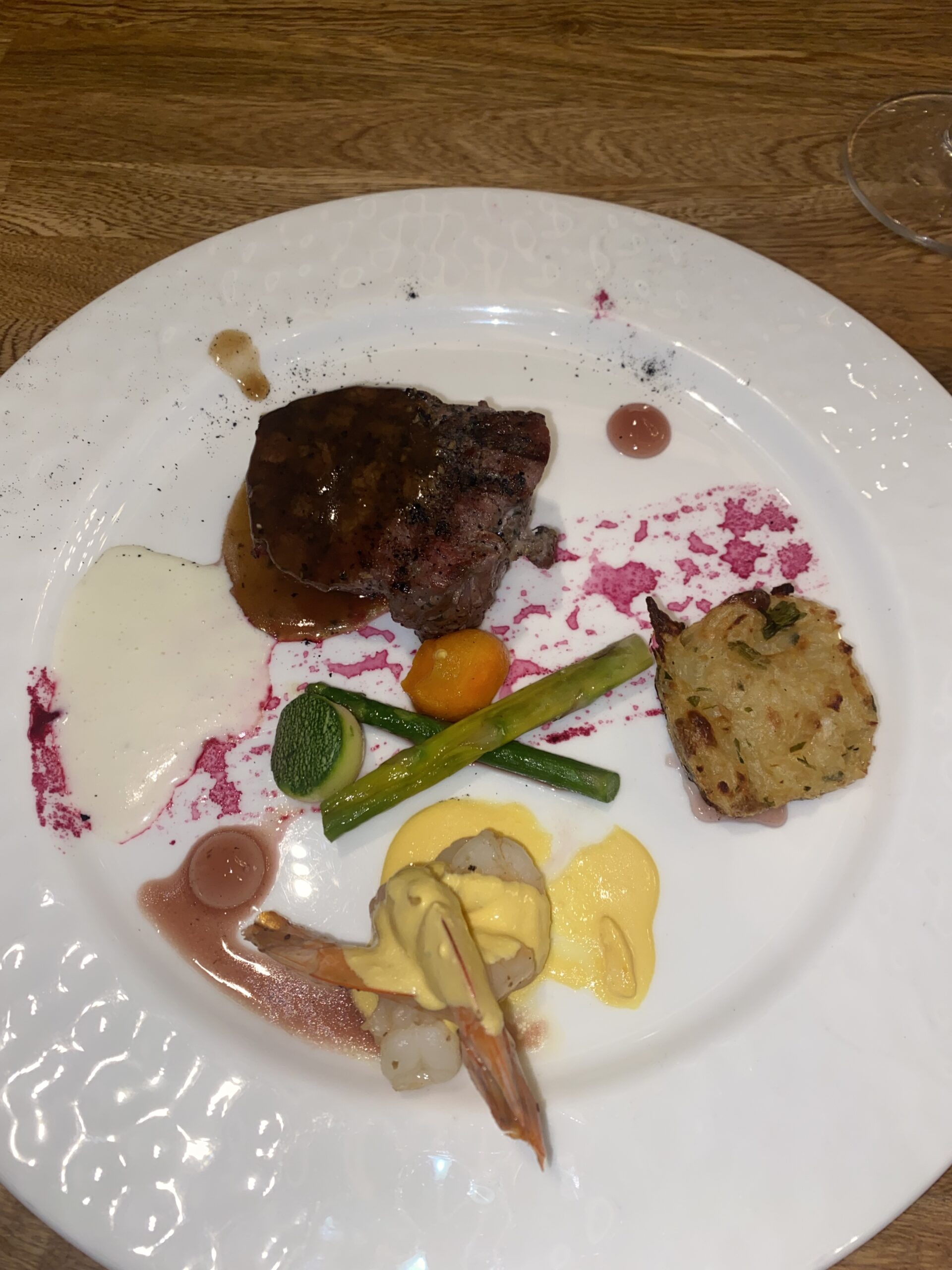 filet crab cake shrimp filet